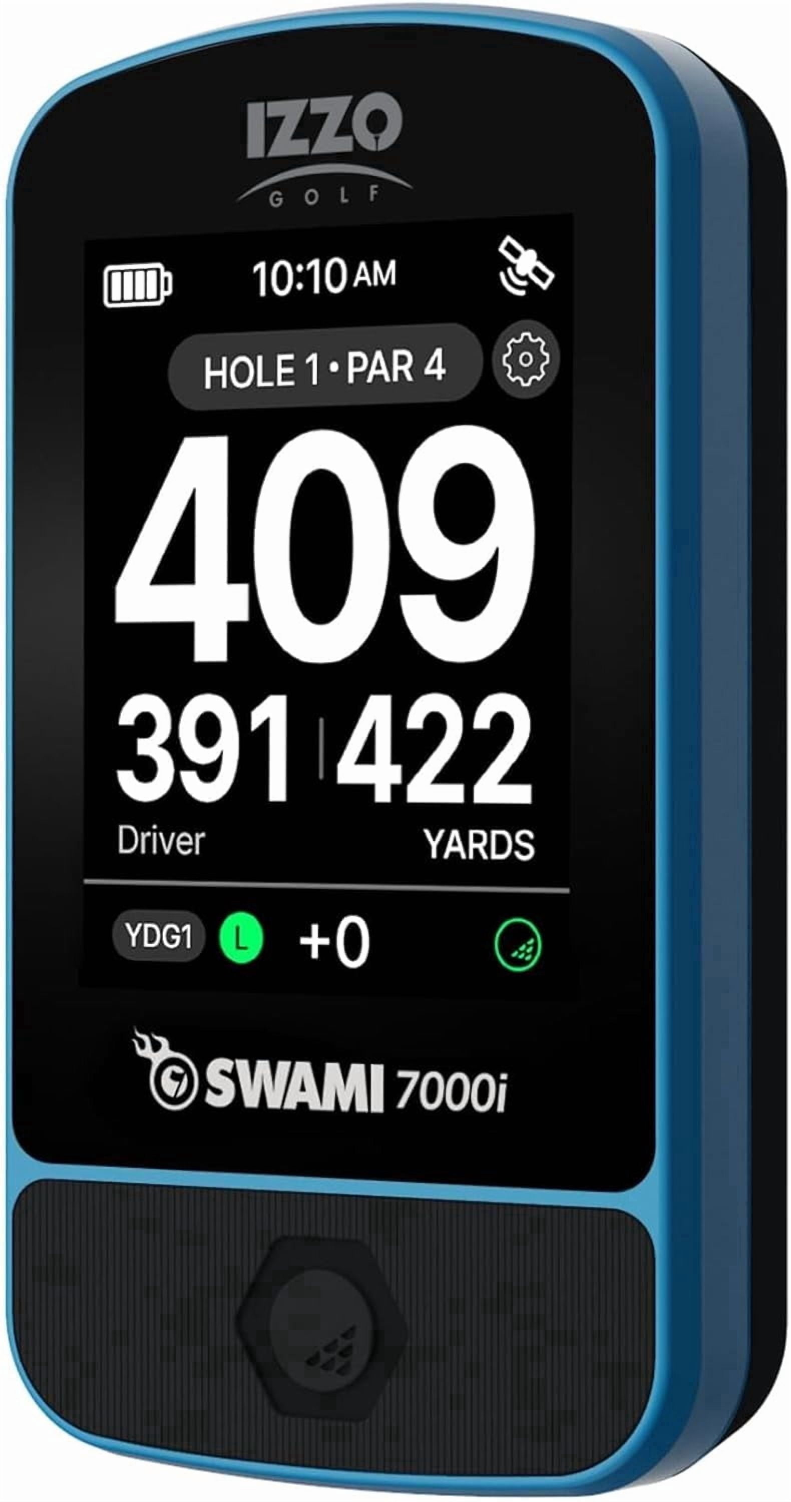 IZZO Swami Golf GPS Rangefinder - Color Display & Scorekeeper, Blue