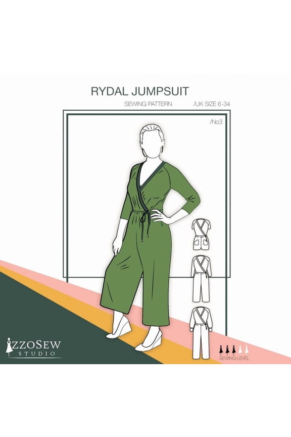Paper Sewing Pattern Rydal Jumpsuit - Jumpsuits for Women
