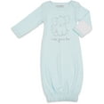 thumbnail image 1 of Izzy & Owie  - I Love You a Ton 0-3 Months New Born Gown with Mitten Cuffs - Hand Drawn Elephant, 1 of 7