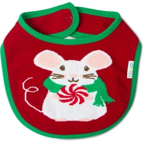 Pavilion Gift Company - Christmas Mouse - Baby Bib