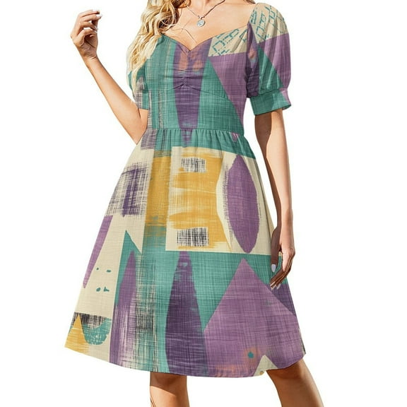 Izzymarsh95_16844_Sage_green_light_purple_and_peach-colored_g_bbaacd59-794b-47a3-95e1-75aaeea8b554_1 Women's Summer Short Sleeve Casual Dresses Floral Party Dress