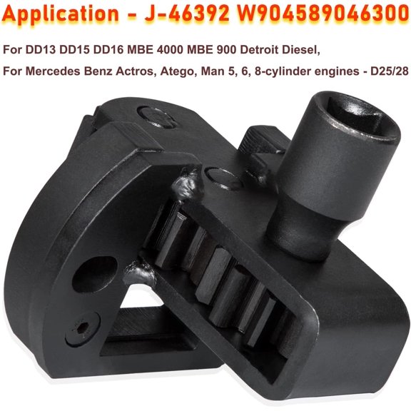 J-46392 Engine Barring Tool For Detroit Diesel DD13, DD15, DD16, MBE4000, MBE900