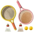 thumbnail image 1 of J-522 Red Boy Girl Double Children Badminton Racket Set With Accessories Parent Child Interactive Indoor Outdoor Elementary Students Sports Toy Gift Full Kit #W621Z, 1 of 8
