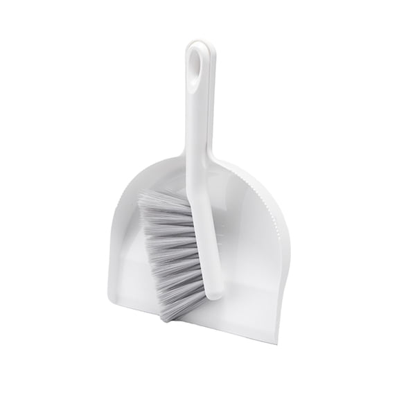 J-937 Grey Handheld Mini Broom And Dustpan Set For Home Cleaning Small Spaces Desktop Car Sofa #R76II