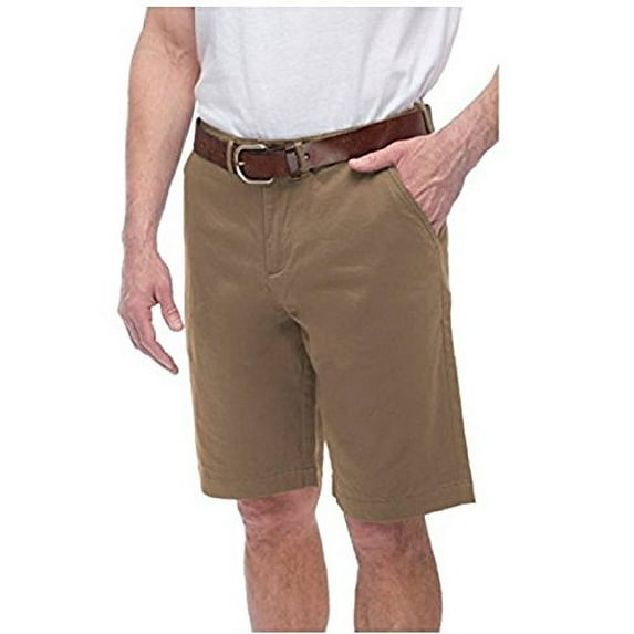 J.A.C.H.S. Flat Front 5 pocket shorts (Khaki, 34)