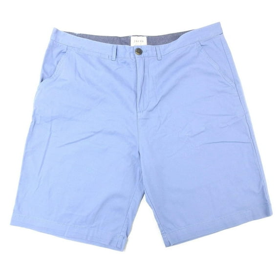 J.A.C.H.S Mens Flat Front Chino Short 42, French Blue