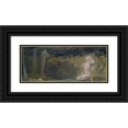 thumbnail image 1 of J.A.G. Acke 24x12 Black Ornate Framed Double Matted Museum Art Print Titled: Sketch for the Forest Temple (1900), 1 of 5