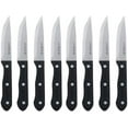 thumbnail image 1 of ZWILLING J.A. Henckels Steak Knife Set JUMBO - Serrated Steel Blades - 8 Piece Set — Residential Use, Standard Application, 1 of 1