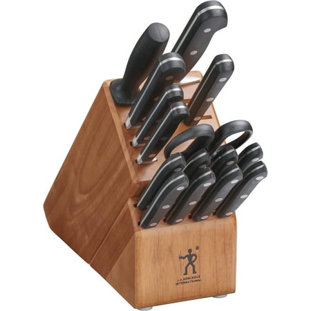 Henckels - CLASSIC 16-pc Knife Block Set - Brown