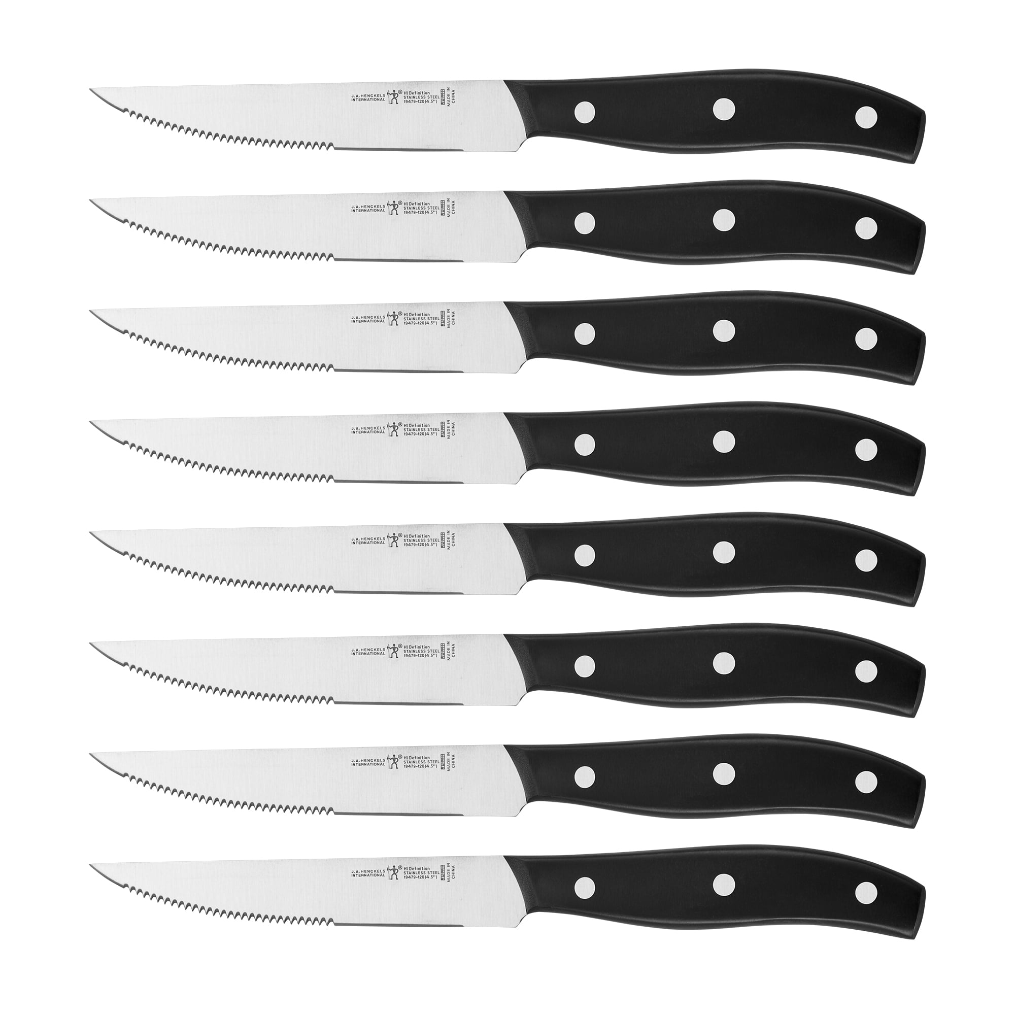 J.A. Henckels International 8-pc. Stainless Steel Steak Knife Set