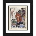 thumbnail image 1 of J.A. Jerichau 19x24 Black Ornate Framed Double Matted Museum Art Print Titled: Study After the Artist's Own Painting 'Dante (Prophets, Opus 1)', 1912-13 (1913-1914), 1 of 5