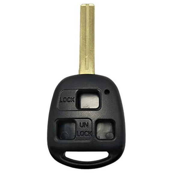 J-ACCES Replacement for Lexus Key Fob Shell Case Cover Remote Fob Housing Fits for Lexus ES GS GX is LS LX RX SC FCC ID: HYQ1512V HYQ12BBT