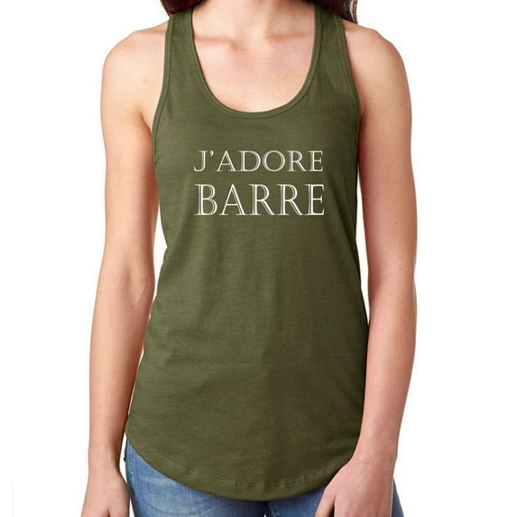 J'ADORE BARRE Racerback Tank