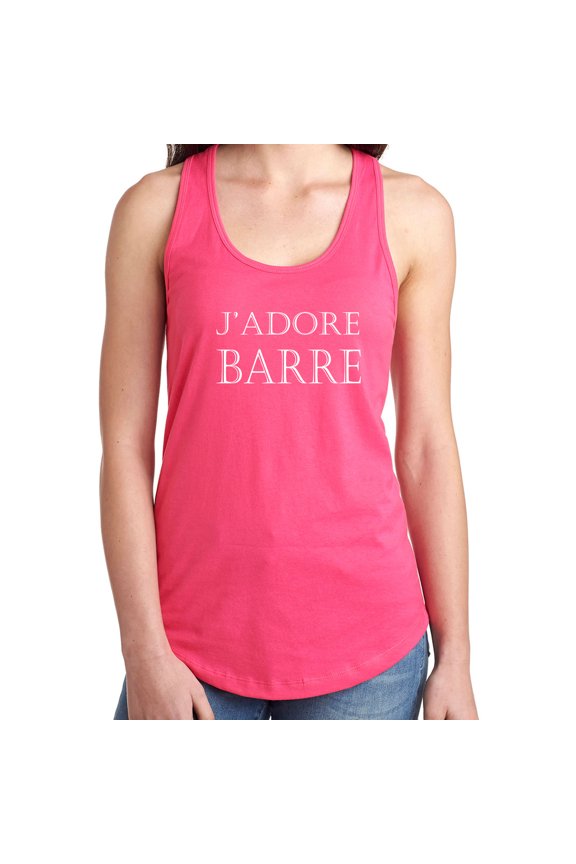 J'ADORE BARRE Racerback Tank