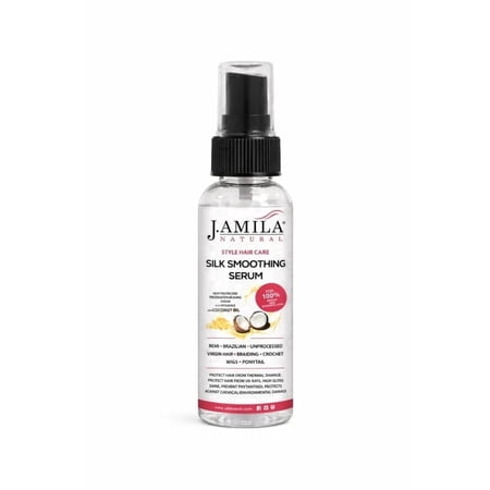 J. AMILA Coconut Oil Hair Serum 2oz | Frizz Control & Curly Styling with Vitamin