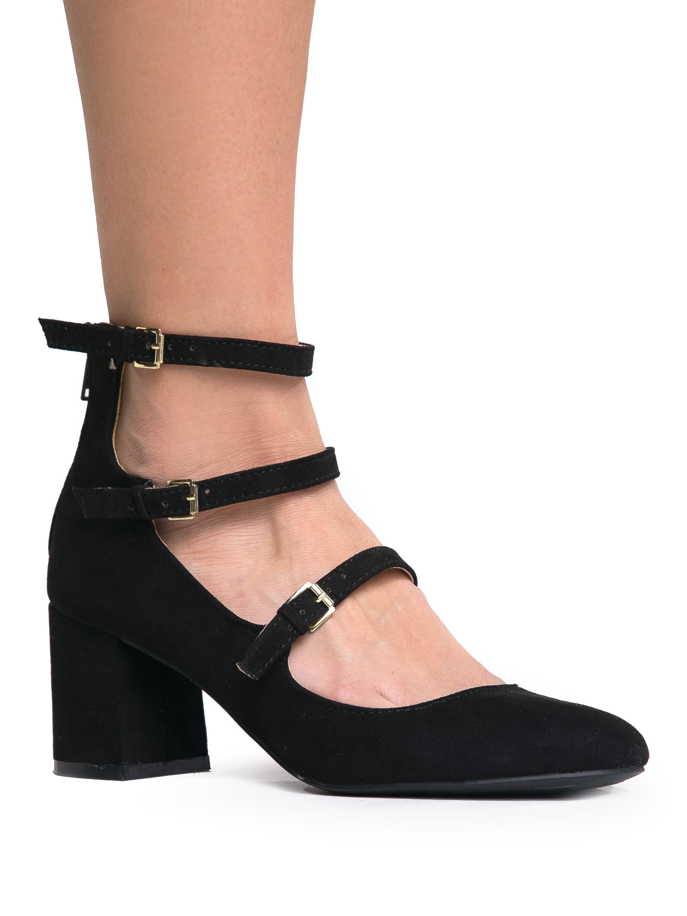 J. Adams 3 Strap Mary Jane Heel Pumps – Buckled Strappy Low J. Adams 3 Strap Mary Jane Heel Pumps – Buckled Strappy Low