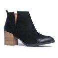 thumbnail image 1 of J. Adams Barry Western Slip On Stacked Heel Distressed Low Heel Boot, 1 of 4