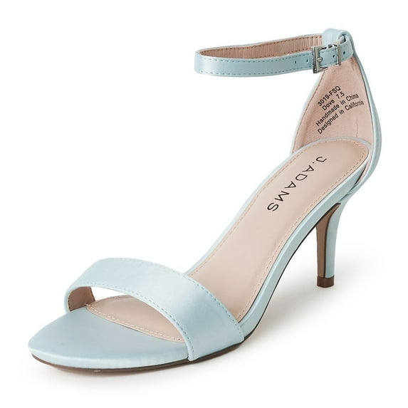 J. Adams Dove Leopard Sandals Comfortable and Stylish Heels for Women –Open Toe Ankle Strap Heel