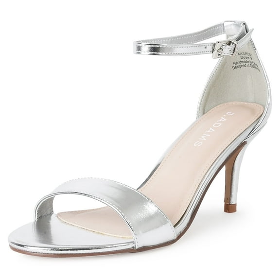 J. Adams Dove Leopard Sandals Comfortable and Stylish Heels for Women – Open Toe Ankle Strap Heel