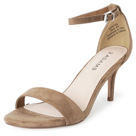 J. Adams Dove Leopard Comfortable and Stylish Stiletto Heels for Women – Open Toe Sandals Ankle Strap Dress Shoes Heel