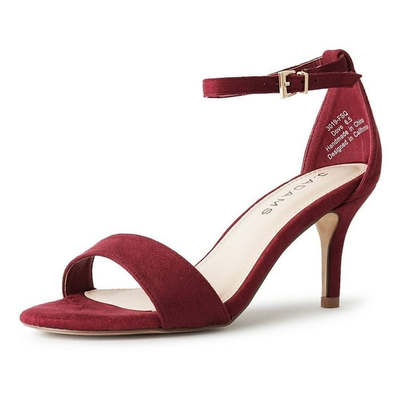 J. Adams Dove Leopard Comfortable and Stylish Stiletto Heels for Women – Open Toe Sandals Ankle Strap Dress Shoes Heel