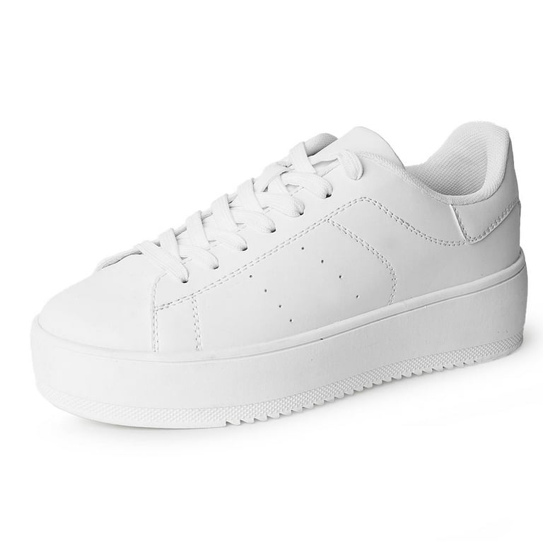Adams Hero Platform Sneakers for Women Casual Lace-Up Fashion