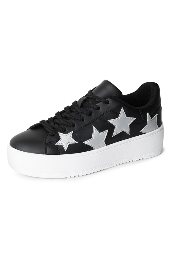 Hero Platform Sneakers for Women - Casual Lace-Up Fashion Tennis Shoes with Arch Support