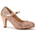 thumbnail image 1 of J. Adams Honey Jane Heels for Women, Comfortable and Stylish Round Toe Shoes with Gentle Ankle Strap, 1 of 2