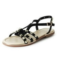 thumbnail image 1 of J. Adams Jennifer Women's Strappy Flat Sandals with Gold Studs – Comfortable and Stylish Summer Footwear, 1 of 1