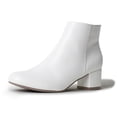 thumbnail image 1 of J. Adams Jody Low Heel Casual Zip Up Round Toe Ankle Bootie, 1 of 5