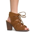 thumbnail image 1 of J. Adams Katana Cut Out Lace Up Heel, 1 of 1