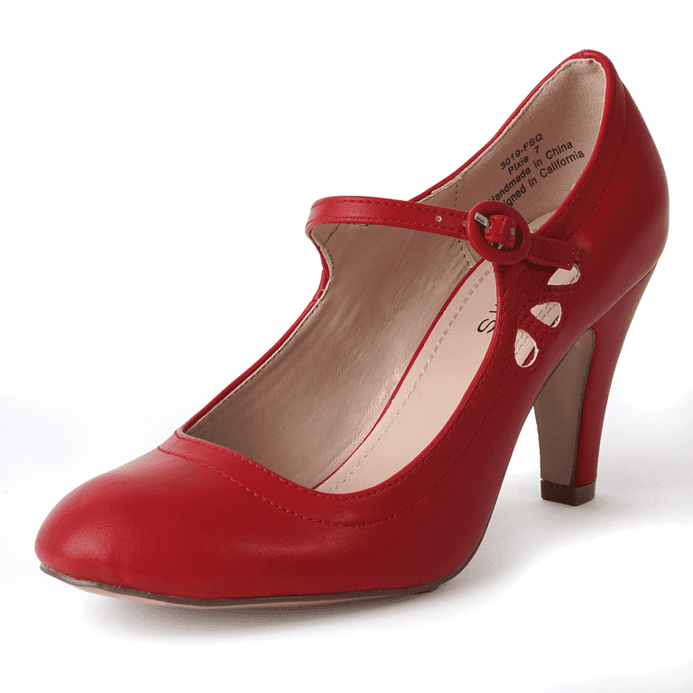 Comfortable mary jane shoes heels cheap