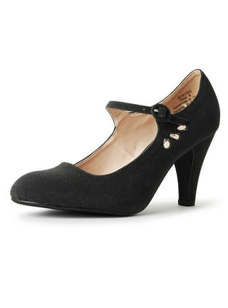 Walmart black high heels cheap