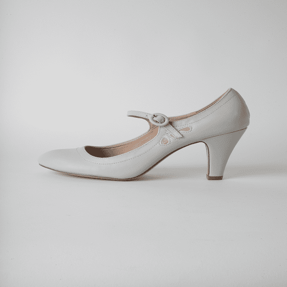 J. Adams Pixie Mary Jane Pumps - Retro Vintage High Heels - Comfortable Oxford Dress Shoes for Women with Ankle Strap