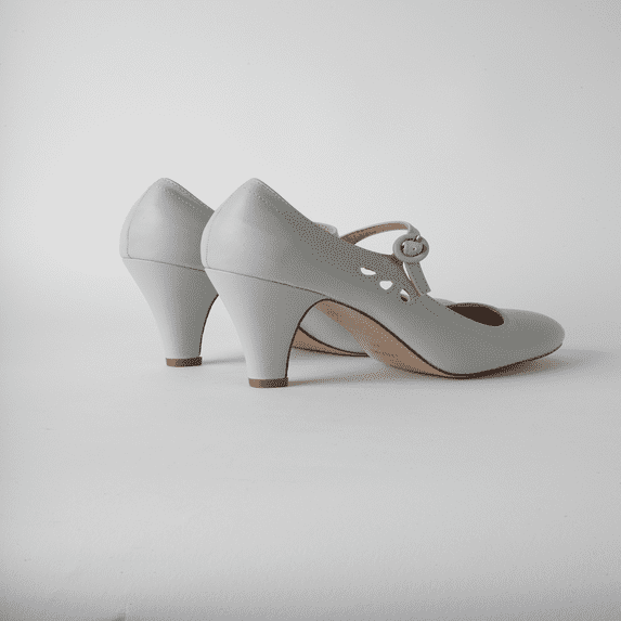 J. Adams Pixie Mary Jane Pumps - Retro Vintage High Heels - Comfortable Oxford Dress Shoes for Women with Ankle Strap