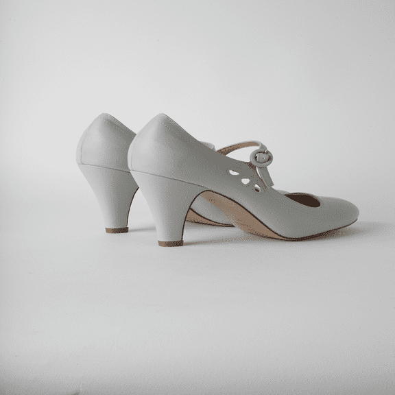 J. Adams Pixie Mary Jane Pumps - Retro Vintage High Heels - Comfortable Oxford Dress Shoes for Women with Ankle Strap