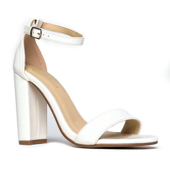 J. Adams Shirley Strappy Chunky High Heel Classic Pump