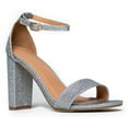 thumbnail image 1 of J. Adams Shirley Strappy Chunky High Heel Classic Pump, 1 of 4