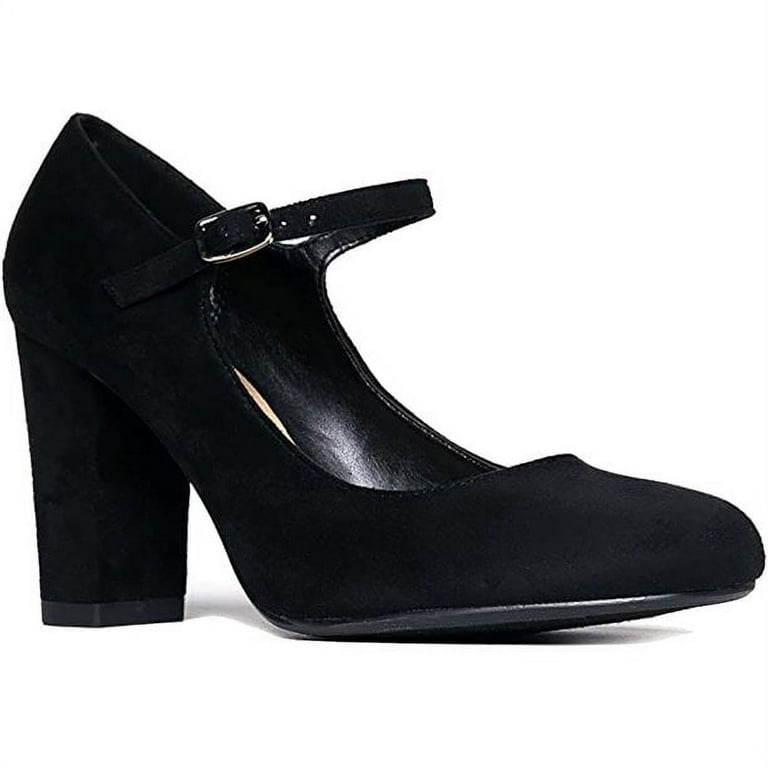 Vegan black cheap heels
