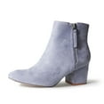 thumbnail image 1 of J. Adams Zuma Ankle Bootie, Stylish and Comfortable Close-Pointed Toe Low Block Zip-Up Women's Boot, 1 of 5