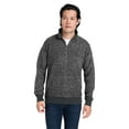 thumbnail image 1 of J America 8713JA Unisex Aspen Fleece Quarter-Zip Sweatshirt, 1 of 3