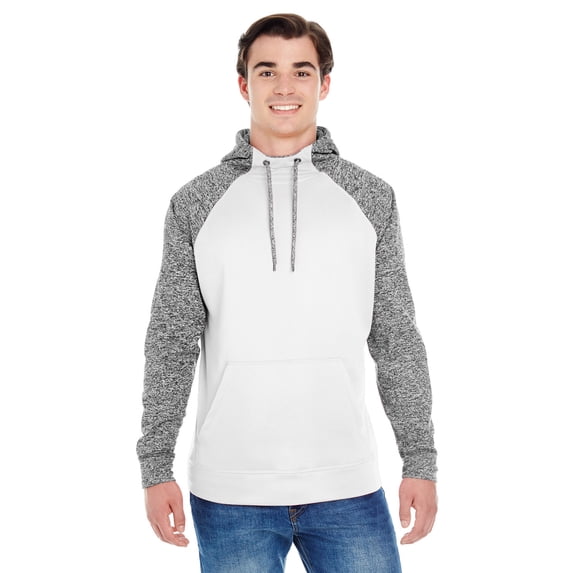 J America Adult Colorblock Cosmic Pullover Hood - JA8612