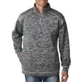 thumbnail image 1 of J America Adult Cosmic Poly Fleece Quarter-Zip - JA8614, 1 of 1