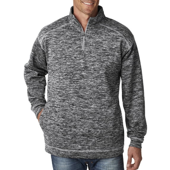 J America Adult Cosmic Poly Fleece Quarter-Zip - JA8614