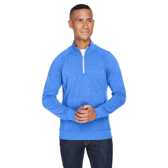J America Adult Triblend Fleece Quarter-Zip - JA8869
