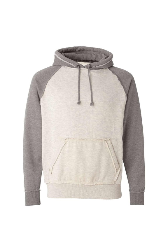 J America Adult Vintage Heather Pullover Hood J8885