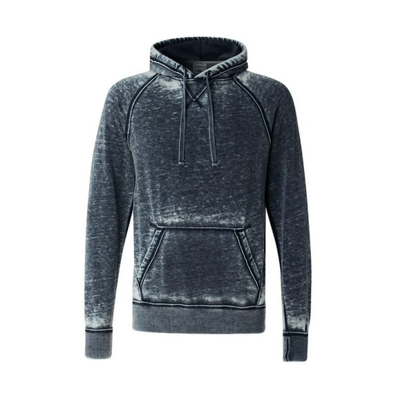 J-America Adult Vintage Zen Burnout Fleece Hooded Sweatshirt, Style J8915