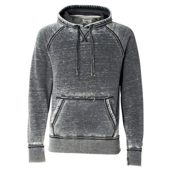 J-America Adult Vintage Zen Burnout Fleece Hooded Sweatshirt, Style J8915