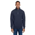 thumbnail image 1 of J. America B04628654 Ripple Fleece Snap Sweatshirt, Navy - Medium, 1 of 3