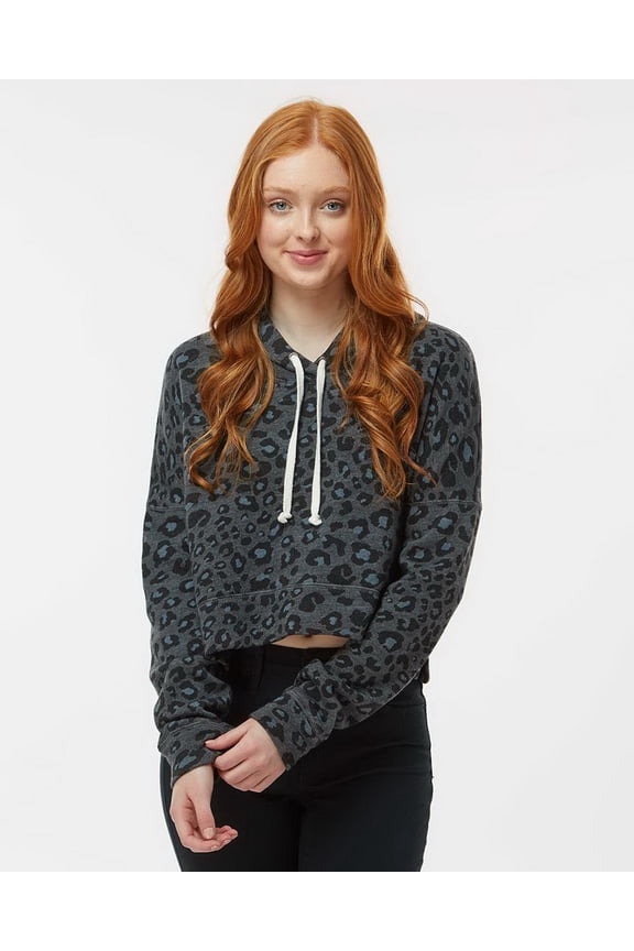 Women�'s Crop Hooded Sweatshirt